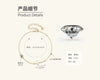 Wholesale Women's Small Fresh Geometric Moissanite 925 Sterling Silver Bracelet With Electroplating