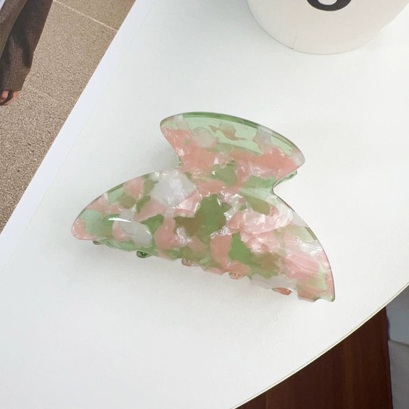 Wholesale Women's Small Fresh Style Handmade Pvc Broken Flower Hair Shark Clip