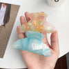 Wholesale Women's Small Fresh Style Handmade Pvc Broken Flower Hair Shark Clip