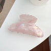 Wholesale Women's Small Fresh Style Handmade Pvc Broken Flower Hair Shark Clip