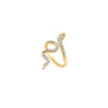 Wholesale Women's Snakeshaped Ring Titanium Steel Animal Zodiac Electroplated