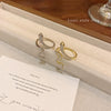 Wholesale Women's Snakeshaped Ring Titanium Steel Animal Zodiac Electroplated