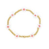 Wholesale Women's Soft Clay Geometric Beaded Bracelet Hand Knitted Retro Versatile Style