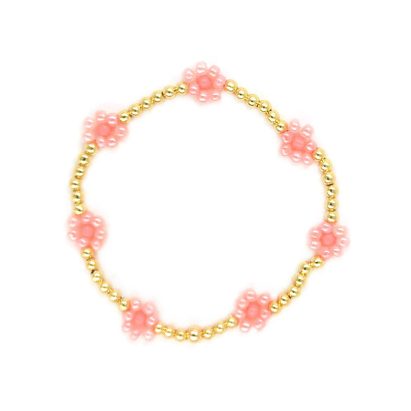 Wholesale Women's Soft Clay Geometric Beaded Bracelet Hand Knitted Retro Versatile Style