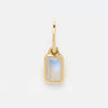 Wholesale Women's Square Geometric Copper 12 Birthstone Pendant Bracelet Accessories Set With Diamonds