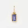 Wholesale Women's Square Geometric Copper 12 Birthstone Pendant Bracelet Accessories Set With Diamonds