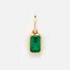 Wholesale Women's Square Geometric Copper 12 Birthstone Pendant Bracelet Accessories Set With Diamonds