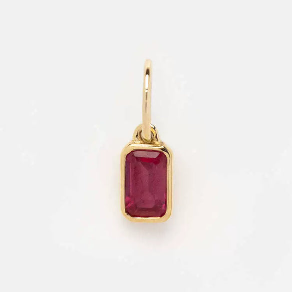 Wholesale Women's Square Geometric Copper 12 Birthstone Pendant Bracelet Accessories Set With Diamonds