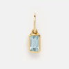Wholesale Women's Square Geometric Copper 12 Birthstone Pendant Bracelet Accessories Set With Diamonds