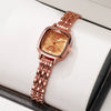Wholesale Women's Square Metal And Stainless Steel Band Fashion Quartz Watch