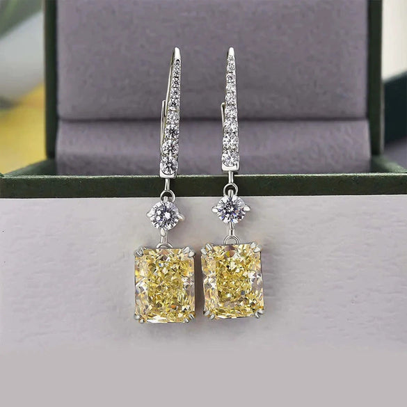 Wholesale Women's Square Sugar Earrings Copper Geometric Sweet Style
