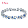 Wholesale Women's Sshaped White Gold Bracelet With Diamond Zircon And Austrian Rhinestone Geometric Pattern Electroplated