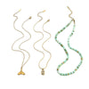 Wholesale Women's Stacking Style Geometric Stainless Steel Polished Plated Necklace
