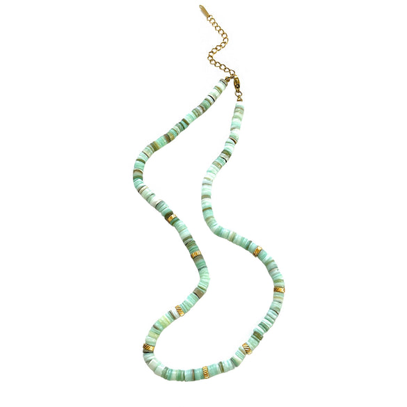 Wholesale Women's Stacking Style Geometric Stainless Steel Polished Plated Necklace