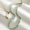 Wholesale Women's Stacking Style Geometric Stainless Steel Polished Plated Necklace