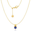 Wholesale Women's Stacking Style Zodiac Zircon Stainless Steel Pendant Necklace Electroplated 18K Gold Color Retention