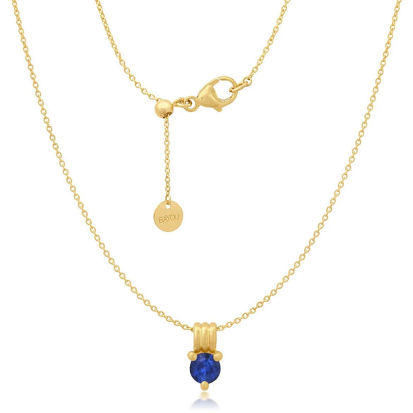 Wholesale Women's Stacking Style Zodiac Zircon Stainless Steel Pendant Necklace Electroplated 18K Gold Color Retention