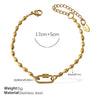 Wholesale Women's 316L Stainless Steel And Alloy Bracelets And Necklaces With Geometric And Small Animal Patterns Electroplated
