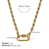 Wholesale Women's 316L Stainless Steel And Alloy Bracelets And Necklaces With Geometric And Small Animal Patterns Electroplated