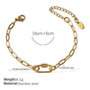 Wholesale Women's 316L Stainless Steel And Alloy Bracelets And Necklaces With Geometric And Small Animal Patterns Electroplated
