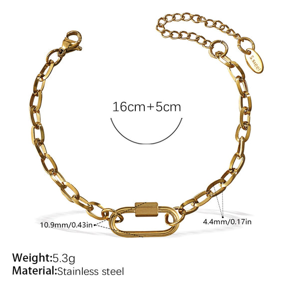 Wholesale Women's 316L Stainless Steel And Alloy Bracelets And Necklaces With Geometric And Small Animal Patterns Electroplated