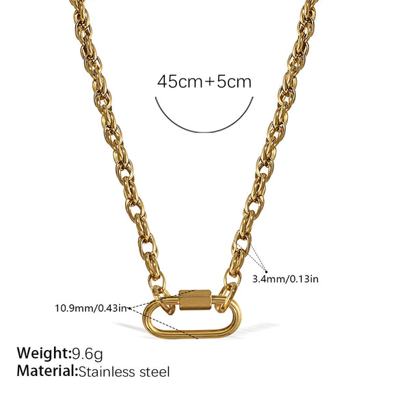 Wholesale Women's 316L Stainless Steel And Alloy Bracelets And Necklaces With Geometric And Small Animal Patterns Electroplated