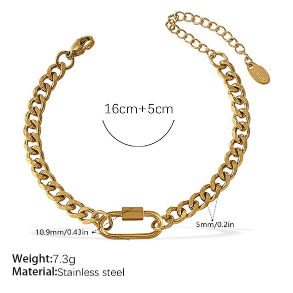 Wholesale Women's 316L Stainless Steel And Alloy Bracelets And Necklaces With Geometric And Small Animal Patterns Electroplated