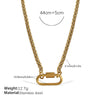 Wholesale Women's 316L Stainless Steel And Alloy Bracelets And Necklaces With Geometric And Small Animal Patterns Electroplated