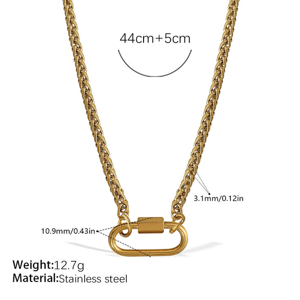 Wholesale Women's 316L Stainless Steel And Alloy Bracelets And Necklaces With Geometric And Small Animal Patterns Electroplated