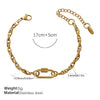 Wholesale Women's 316L Stainless Steel And Alloy Bracelets And Necklaces With Geometric And Small Animal Patterns Electroplated