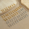 Wholesale Women's Stainless Steel And 18K Electroplated Geometric Style Earrings