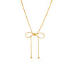 Wholesale Women's Stainless Steel And Titanium Steel Bow Geometric Retro Elegant Snake Bone Chain Necklace With Electroplating