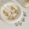 Wholesale Women's Stainless Steel And Titanium Steel Cherry Jewelry With Geometric Pattern And Electroplating Treatment