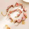 Wholesale Women's Stainless Steel And Titanium Steel Electroplated Necklace With Shell Coral Marine Design