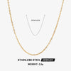 Wholesale Women's Stainless Steel And Titanium Steel Geometric Cross Necklace With Electroplating