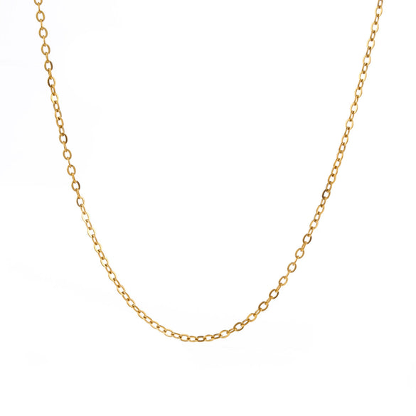 Wholesale Women's Stainless Steel And Titanium Steel Geometric Cross Necklace With Electroplating