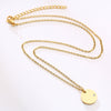 Wholesale Women's Stainless Steel And Titanium Steel Geometric Diamond Necklace With Ochain