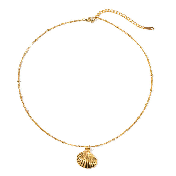 Wholesale Women's Stainless Steel And Titanium Steel Geometric Necklace With Electroplating Design