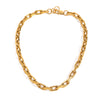 Wholesale Women's Stainless Steel And Titanium Steel Geometric Pattern Electroplated Clavicle Chain Necklace Jewelry