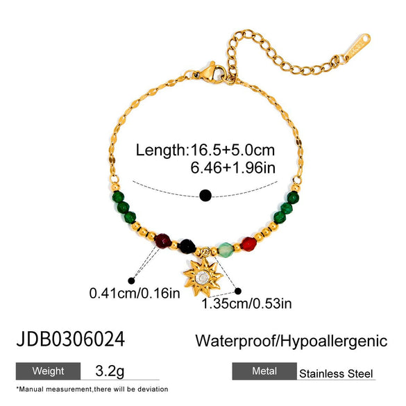 Wholesale Women's Stainless Steel And Titanium Steel Geometric Vacuum Real Gold Plated Earrings