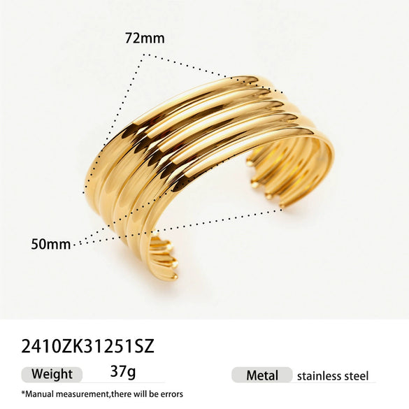 Wholesale Women's Stainless Steel And Titanium Steel Jewelry Set Electroplated Sweater Chain And Pendant Minimalist Ins Style