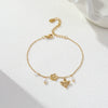 Wholesale Women's Stainless Steel And Titanium Steel Jewelry Set With Heart Drop Bell Geometric Patterns Electroplated
