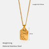 Wholesale Women's Stainless Steel And Titanium Steel Jewelry With Electroplated Cartoon Character Pattern Snake Bone Chain Necklace