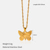 Wholesale Women's Stainless Steel And Titanium Steel Jewelry With Electroplated Cartoon Character Pattern Snake Bone Chain Necklace