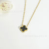 Wholesale Women's Stainless Steel And Titanium Steel 18K Plated Floral Pattern Necklace
