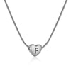Wholesale Women's 316L Stainless Steel And 316L Stainless Steel Love Necklace With Letter Pendant And Snake Bone Chain Electroplated Fashion Minimalist Style