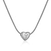 Wholesale Women's 316L Stainless Steel And 316L Stainless Steel Love Necklace With Letter Pendant And Snake Bone Chain Electroplated Fashion Minimalist Style