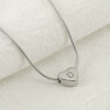 Wholesale Women's 316L Stainless Steel And 316L Stainless Steel Love Necklace With Letter Pendant And Snake Bone Chain Electroplated Fashion Minimalist Style