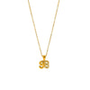 Wholesale Women's Stainless Steel And Titanium Steel Necklace With Diamondencrusted Bubble Letter And Number Pendant 18K Gold Plated