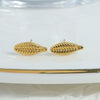 Wholesale Women's Stainless Steel Animal Zodiac Electroplated Earrings Retro And Versatile Design